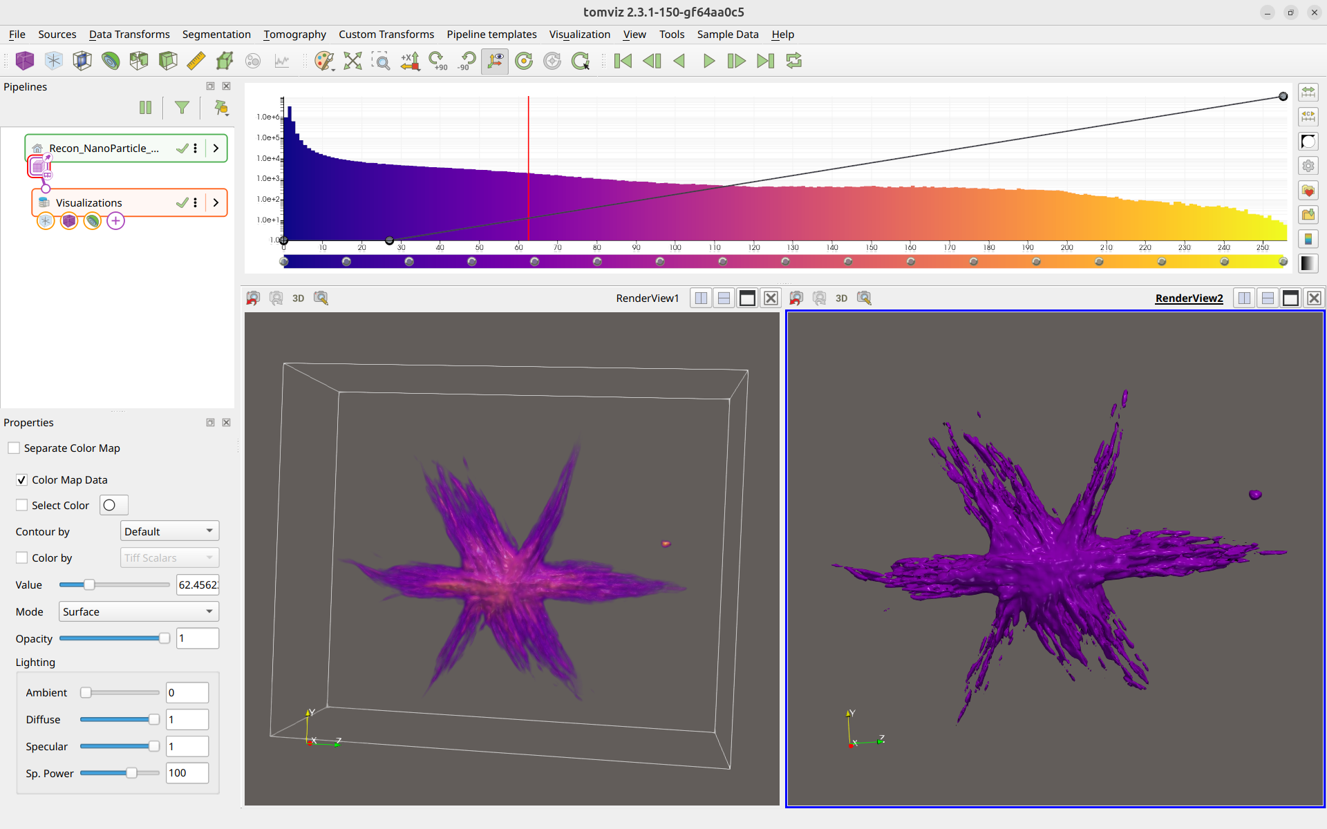 The Tomviz application