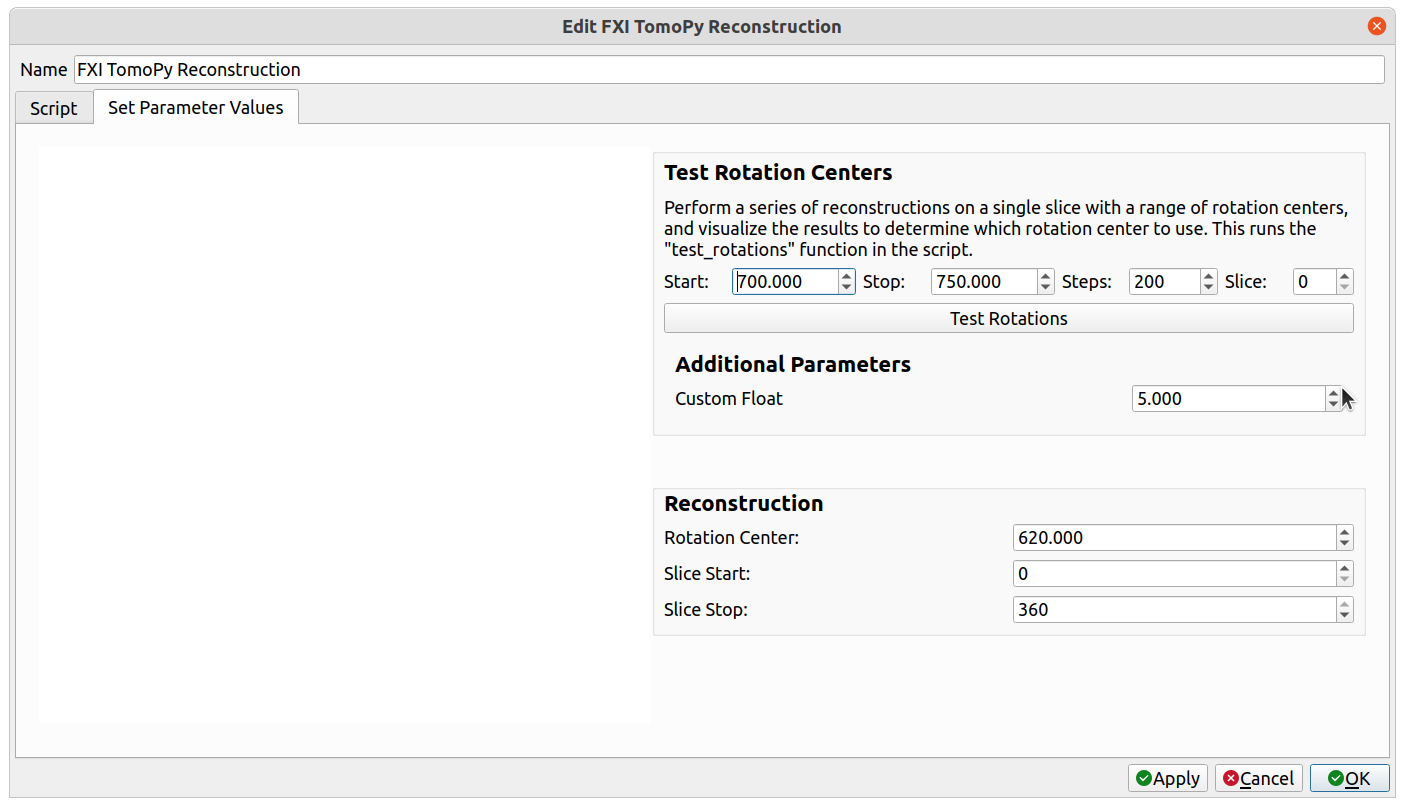 Test Rotations Double UI