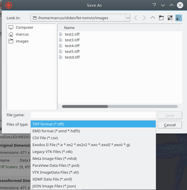 Data formats