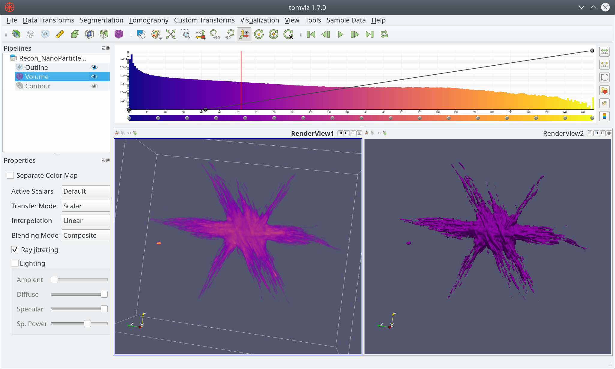 The Tomviz application