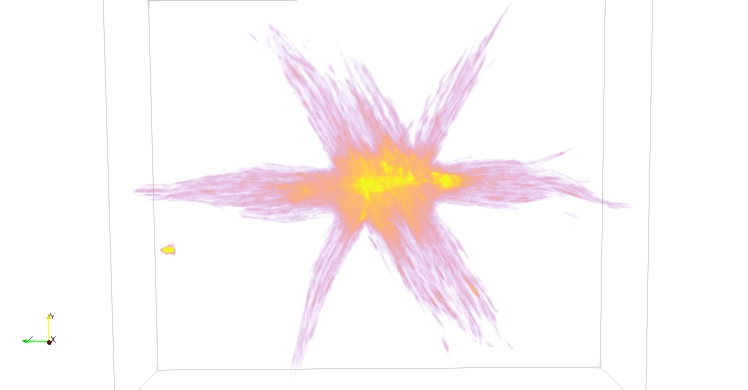 Volume render max intensity